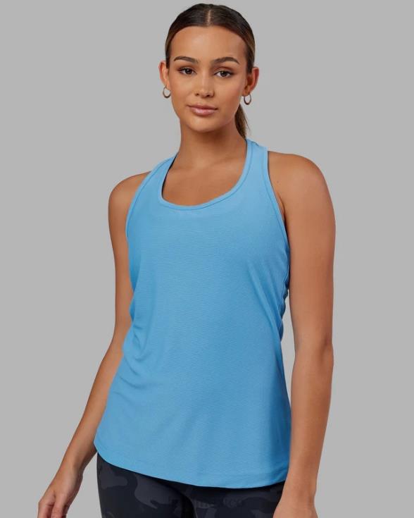 camiseta sin mangas sprint - azul celeste mujer LSKD VP42D152 vestir