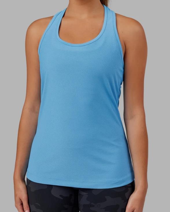 camiseta sin mangas sprint - azul celeste mujer LSKD VP42D152 vestir