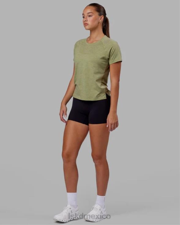 realizar camiseta vaporflx - marga de piedra de musgo mujer LSKD VP42D220 vestir