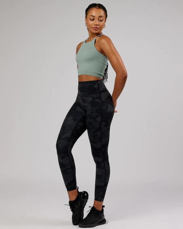 tanque acanalado de cultivo mínimo sin costuras - escarcha mujer LSKD VP42D199 vestir