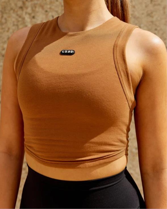 tanque de cápsulas - camello mujer LSKD VP42D190 vestir