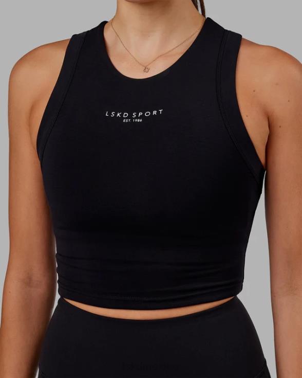 tanque de carrera - negro mujer LSKD VP42D175 vestir