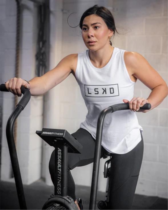 tanque luna - blanco-negro mujer LSKD VP42D133 vestir