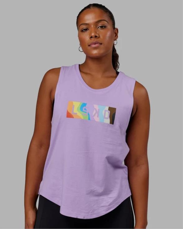 tanque luna - lila pálido orgullo mujer LSKD VP42D136 vestir