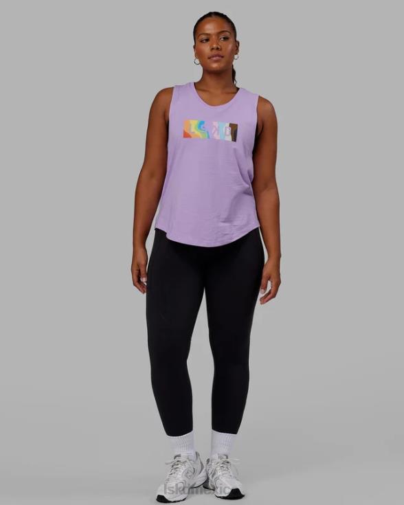 tanque luna - lila pálido orgullo mujer LSKD VP42D136 vestir