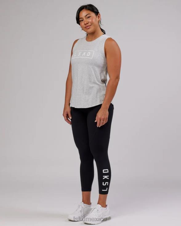 tanque luna - lt gris jaspeado-blanco mujer LSKD VP42D145 vestir