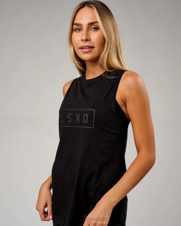 tanque luna - negro-negro mujer LSKD VP42D173 vestir