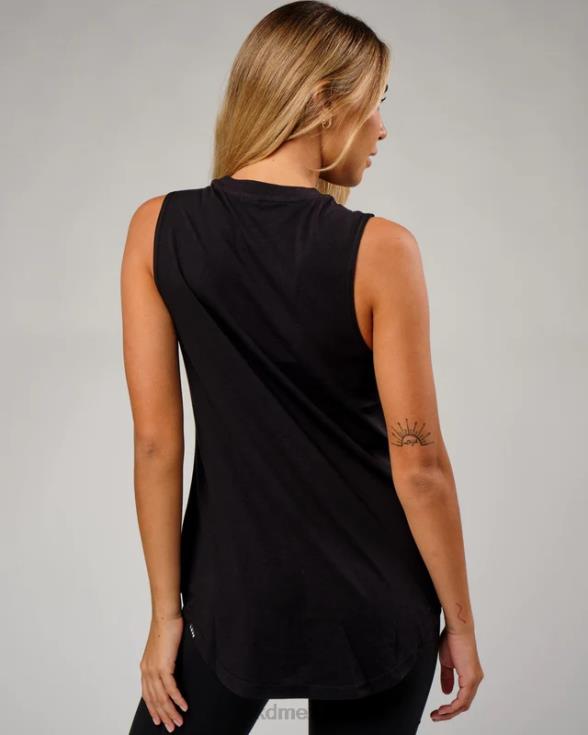 tanque luna - negro-negro mujer LSKD VP42D173 vestir
