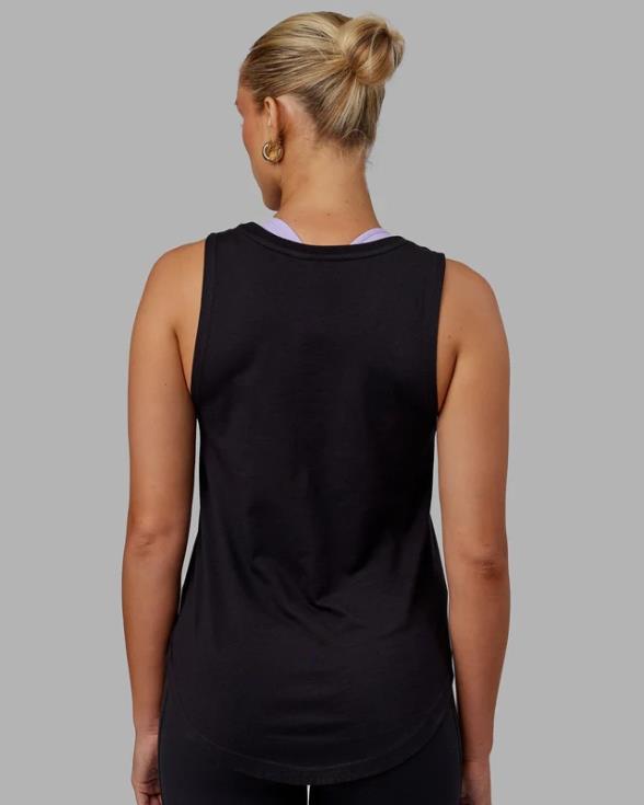 tanque luna - orgullo-negro mujer LSKD VP42D140 vestir