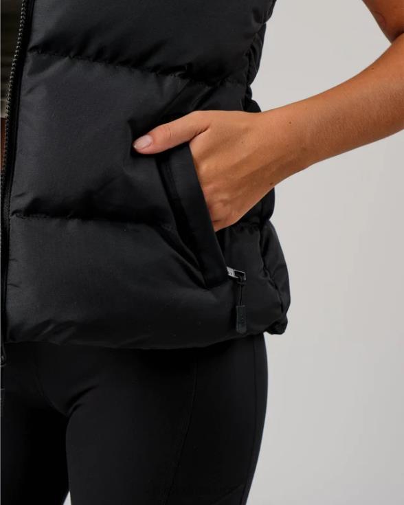 Chaleco acolchado esencial - negro mujer LSKD VP42D468 vestir