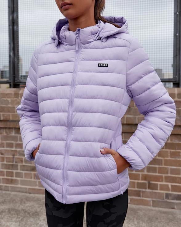 Chaqueta acolchada para todo el día - lila pálida mujer LSKD VP42D484 vestir