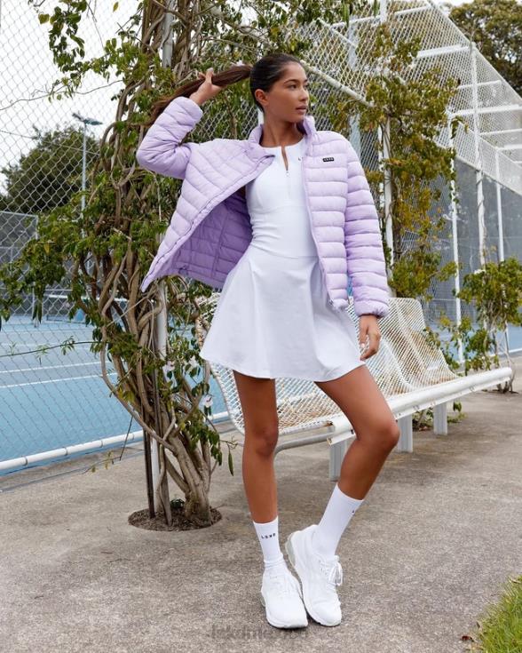 Chaqueta acolchada para todo el día - lila pálida mujer LSKD VP42D484 vestir