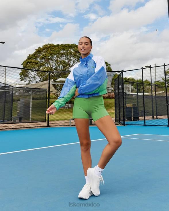 Chaqueta deportiva nostalgia - azul celeste mujer LSKD VP42D479 vestir