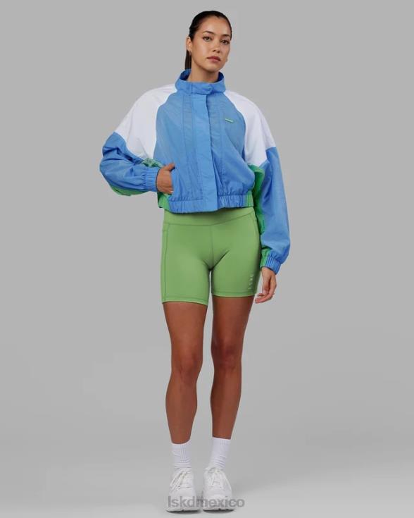 Chaqueta deportiva nostalgia - azul celeste mujer LSKD VP42D479 vestir