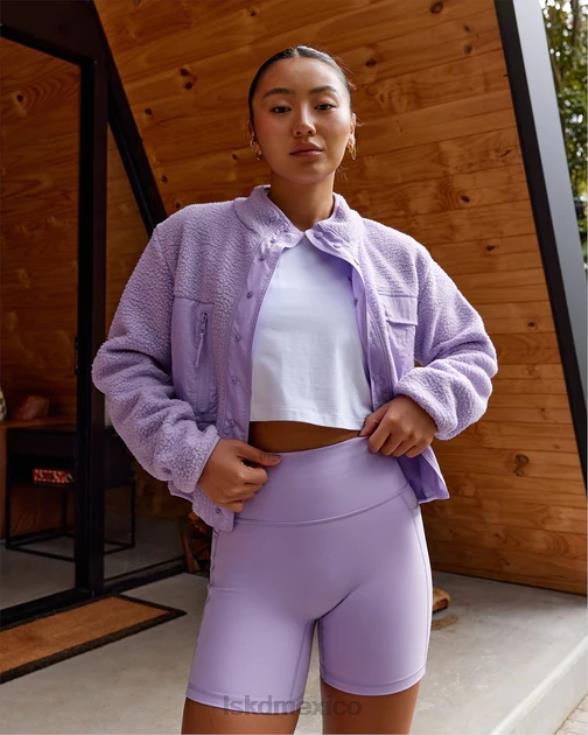 Chaqueta polar alpina - lila pálido mujer LSKD VP42D466 vestir