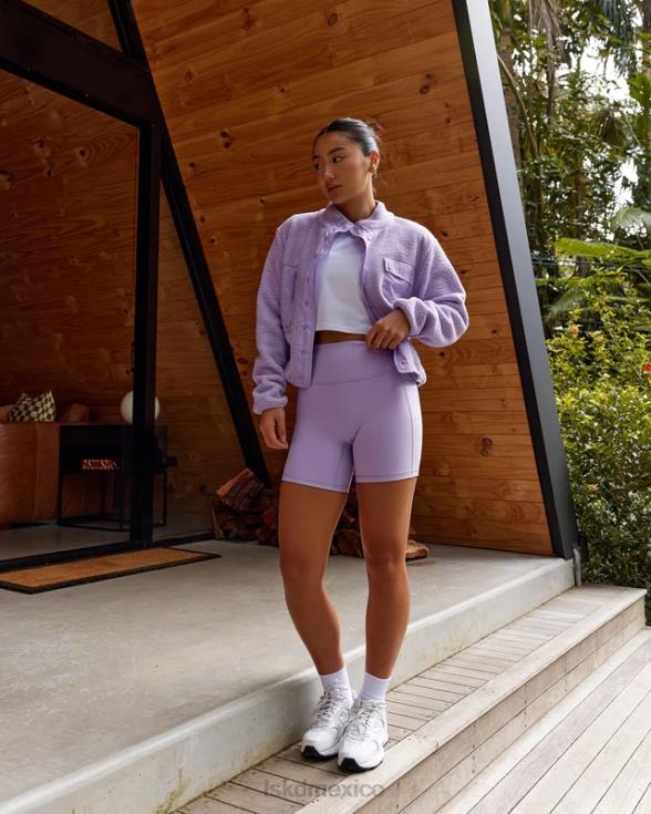 Chaqueta polar alpina - lila pálido mujer LSKD VP42D466 vestir