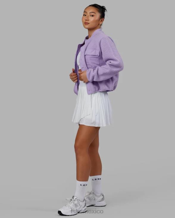 Chaqueta polar alpina - lila pálido mujer LSKD VP42D466 vestir