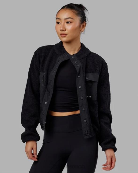 Chaqueta polar alpina - negro mujer LSKD VP42D463 vestir