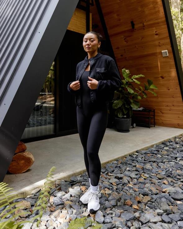 Chaqueta polar alpina - negro mujer LSKD VP42D463 vestir