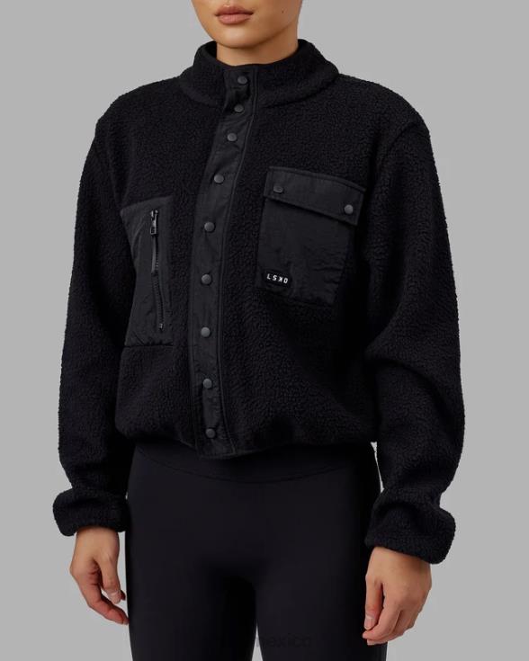 Chaqueta polar alpina - negro mujer LSKD VP42D463 vestir