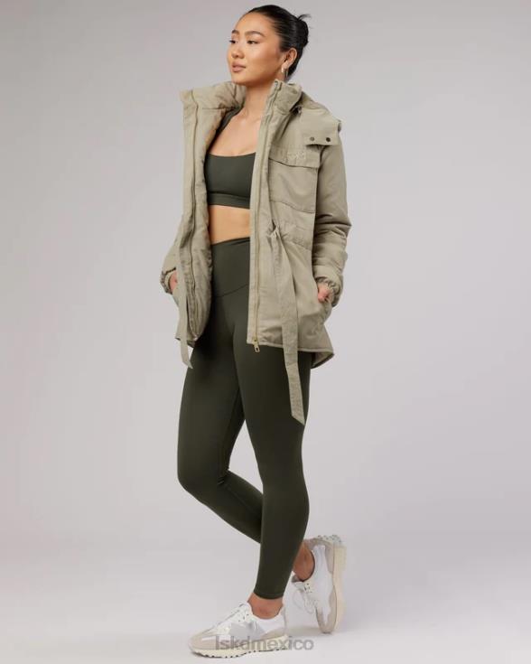 Chaqueta tapered con cintura anudada - laurel oak mujer LSKD VP42D495 vestir