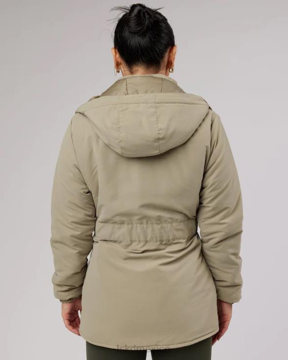 Chaqueta tapered con cintura anudada - laurel oak mujer LSKD VP42D495 vestir