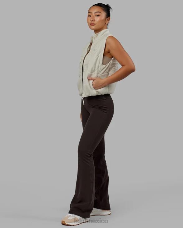 chaleco acolchado con pico - hueso mujer LSKD VP42D476 vestir