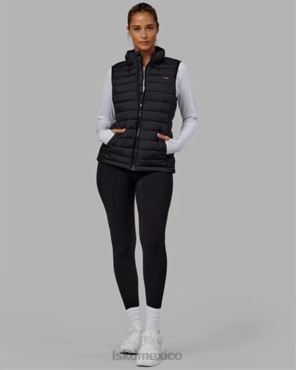 chaleco acolchado para todo el día - negro mujer LSKD VP42D483 vestir