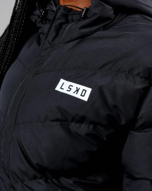 chaqueta acolchada tostada 23 - negro mujer LSKD VP42D469 vestir