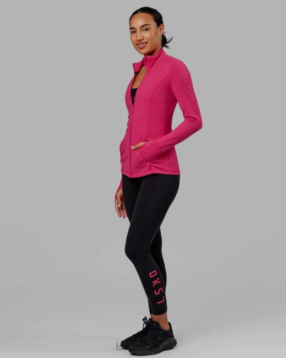 chaqueta con cremallera y zancada - boysenberry mujer LSKD VP42D478 vestir