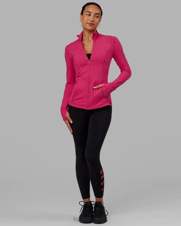 chaqueta con cremallera y zancada - boysenberry mujer LSKD VP42D478 vestir