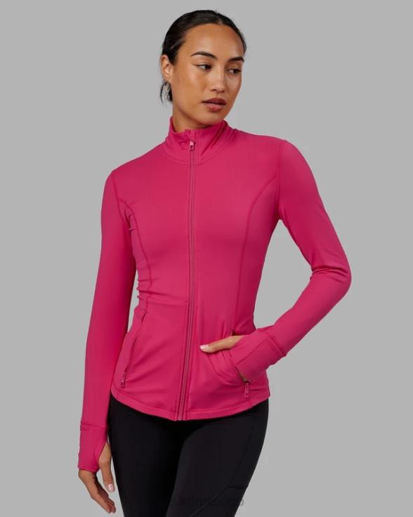 chaqueta con cremallera y zancada - boysenberry mujer LSKD VP42D478 vestir