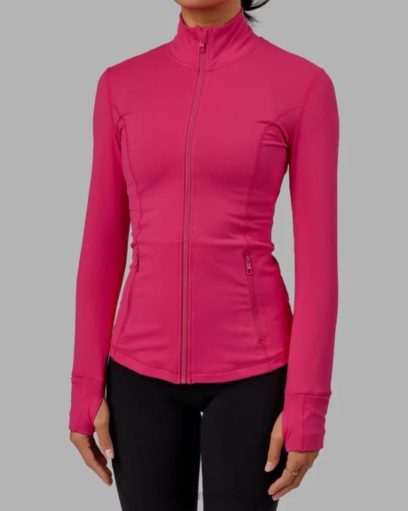 chaqueta con cremallera y zancada - boysenberry mujer LSKD VP42D478 vestir