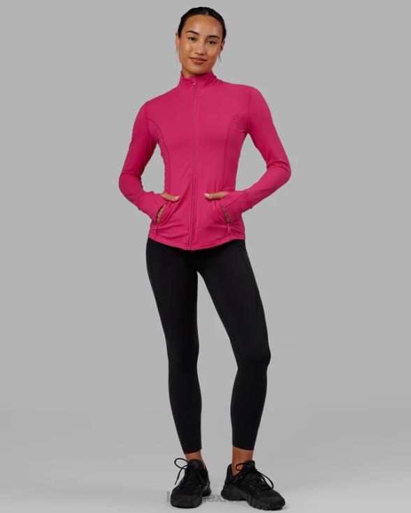 chaqueta con cremallera y zancada - boysenberry mujer LSKD VP42D478 vestir