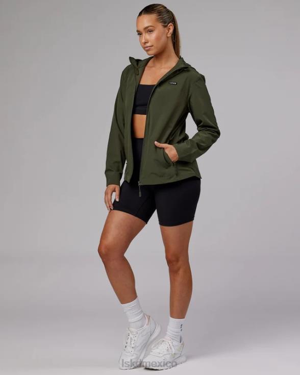 chaqueta de entrenamiento funcional - forest night mujer LSKD VP42D477 vestir