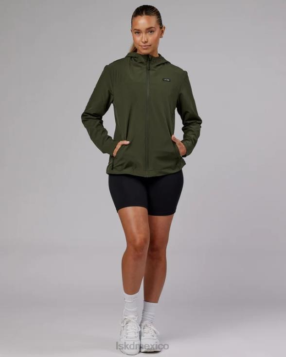 chaqueta de entrenamiento funcional - forest night mujer LSKD VP42D477 vestir