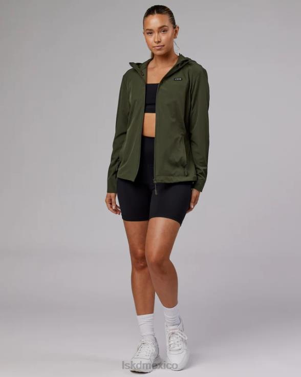 chaqueta de entrenamiento funcional - forest night mujer LSKD VP42D477 vestir