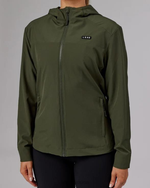 chaqueta de entrenamiento funcional - forest night mujer LSKD VP42D477 vestir