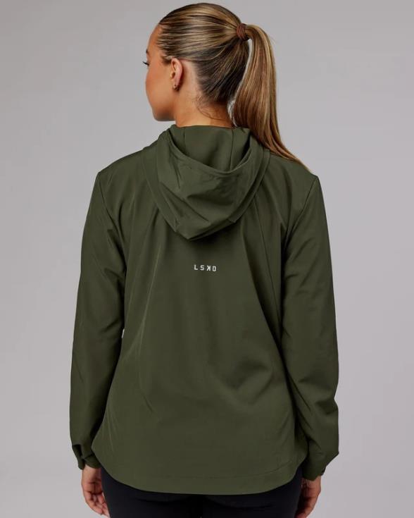 chaqueta de entrenamiento funcional - forest night mujer LSKD VP42D477 vestir