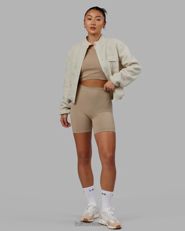 chaqueta polar alpina - hueso mujer LSKD VP42D464 vestir