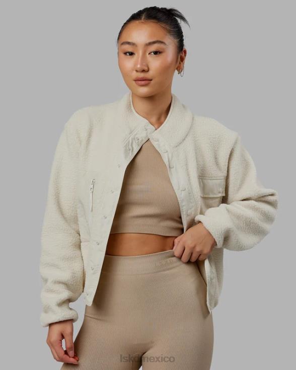 chaqueta polar alpina - hueso mujer LSKD VP42D464 vestir