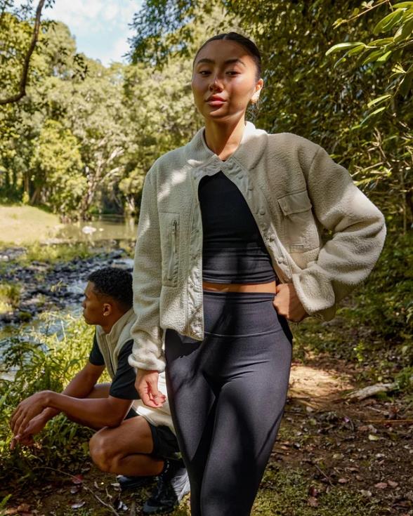 chaqueta polar alpina - hueso mujer LSKD VP42D464 vestir