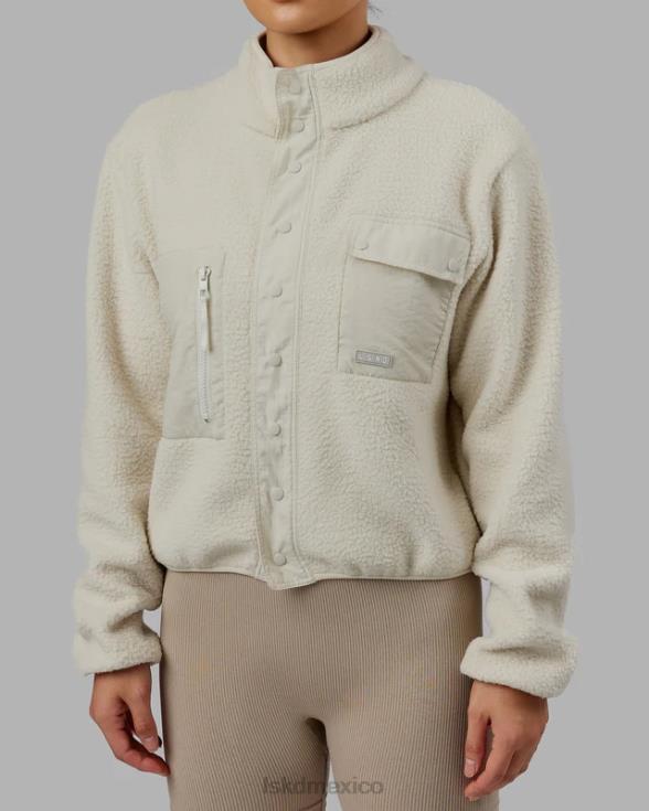 chaqueta polar alpina - hueso mujer LSKD VP42D464 vestir