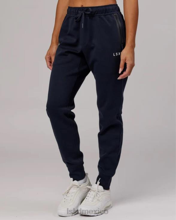 Jogger deportivo de forro polar forjado - azul marino oscuro mujer LSKD VP42D760 vestir