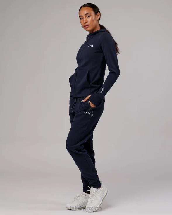 Jogger deportivo de forro polar forjado - azul marino oscuro mujer LSKD VP42D760 vestir