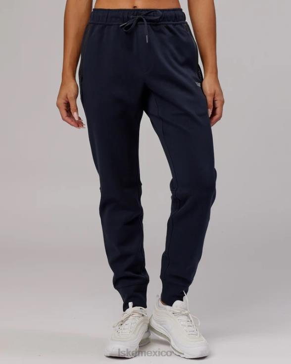 Jogger deportivo de forro polar forjado - azul marino oscuro mujer LSKD VP42D760 vestir