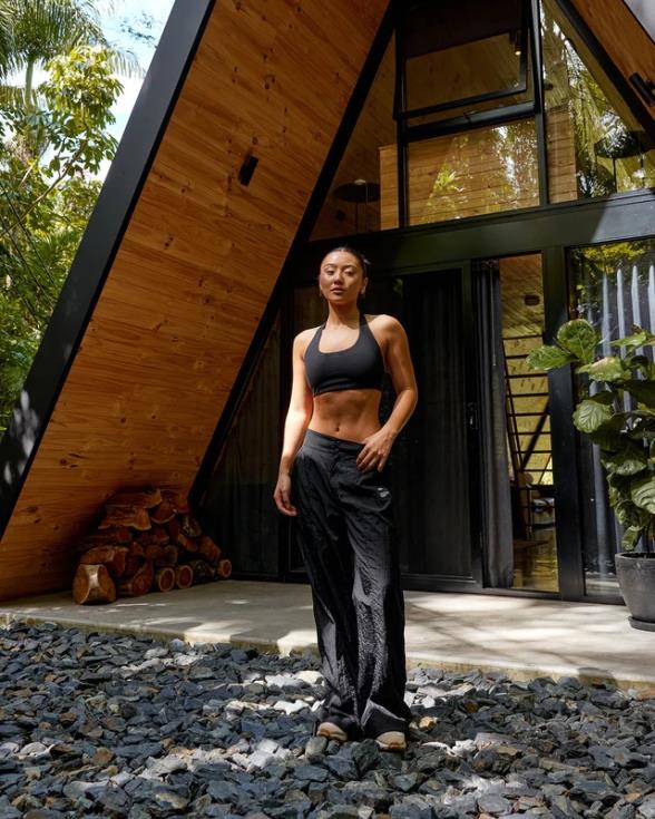 pantalón de paracaídas de altitud - negro mujer LSKD VP42D748 vestir