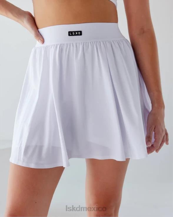 falda ace - blanco mujer LSKD VP42D803 vestir