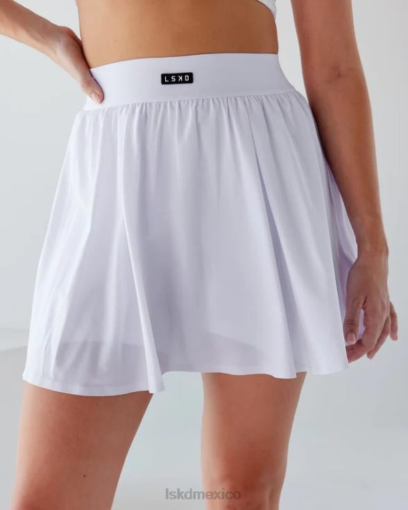 falda ace - blanco mujer LSKD VP42D803 vestir