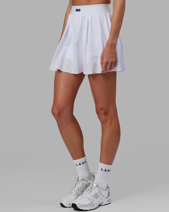 falda ace - blanco mujer LSKD VP42D803 vestir